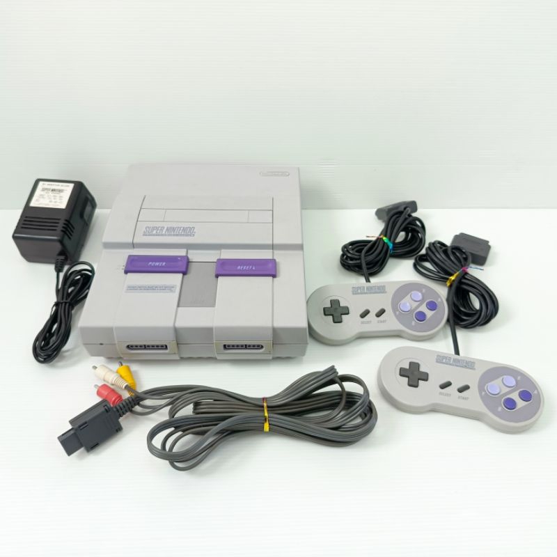 Snes Original แท้ เดิมๆ หรือ Super Nes เล่นเฉพาะตลับโซนอเมริกา ใช้งาน ...