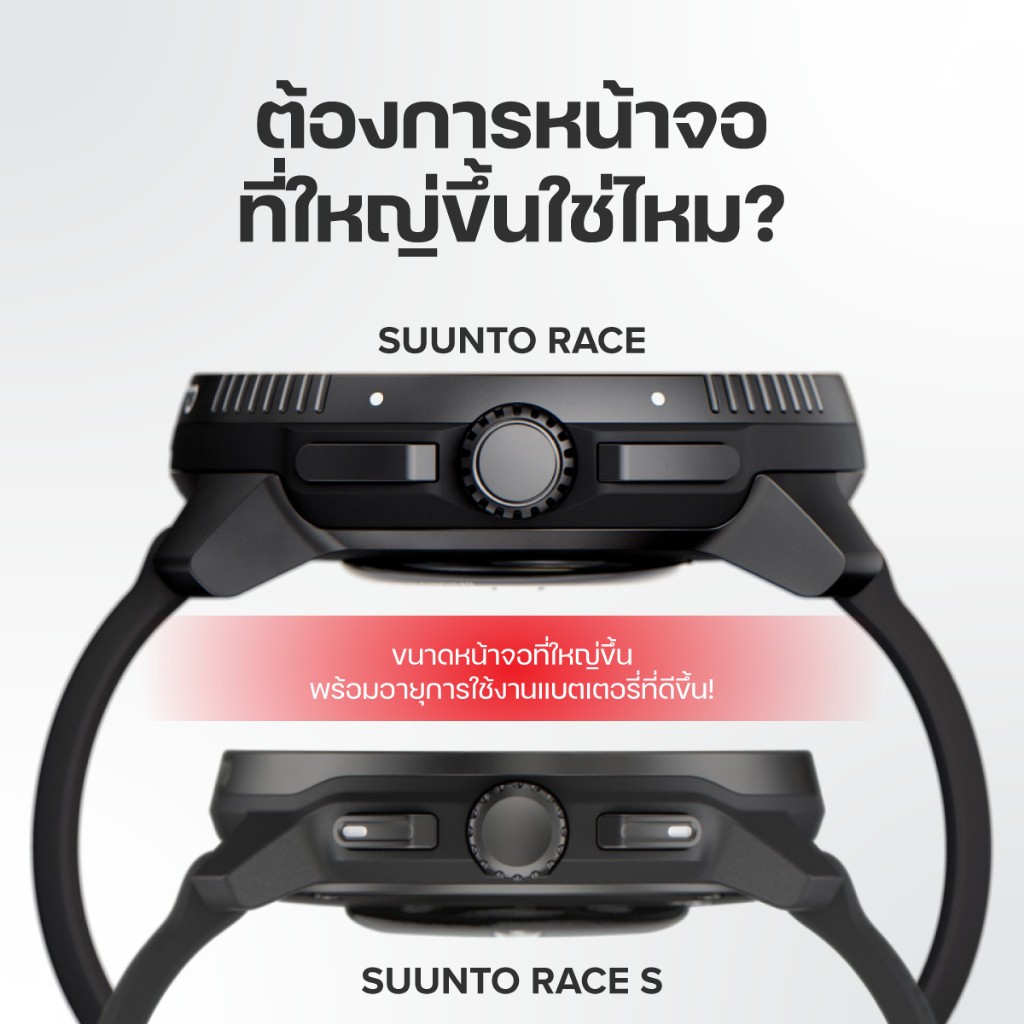 Suunto Race S Titanium Courtney - นาฬิกาสปอร์ตสายเพอร์ฟอแมนซ์