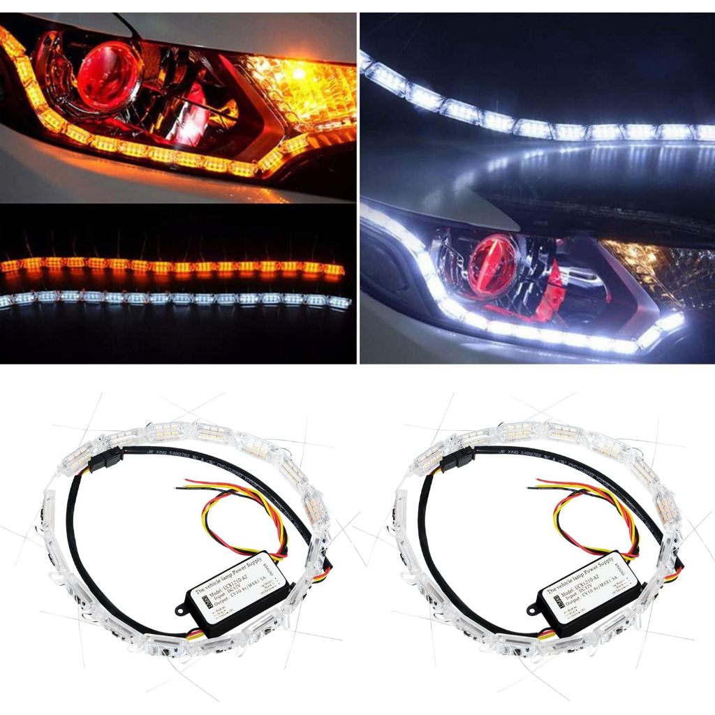 ไฟเดย์ไลท์ Crystal LED พร้อมไฟเลี้ยว-สไตล์ Maybach Flowing | Shopee ...