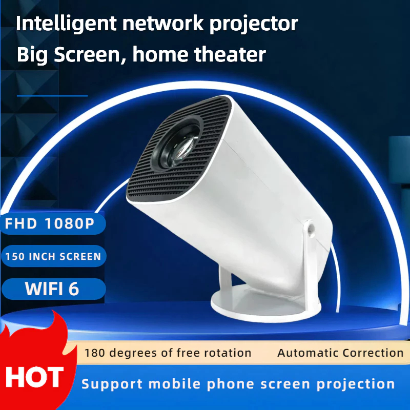 โปรเจคเตอร์มินิ projector P30 PRO โปรเจคเตอร์ดูหนัง WiFi 1920*1080P HD ...