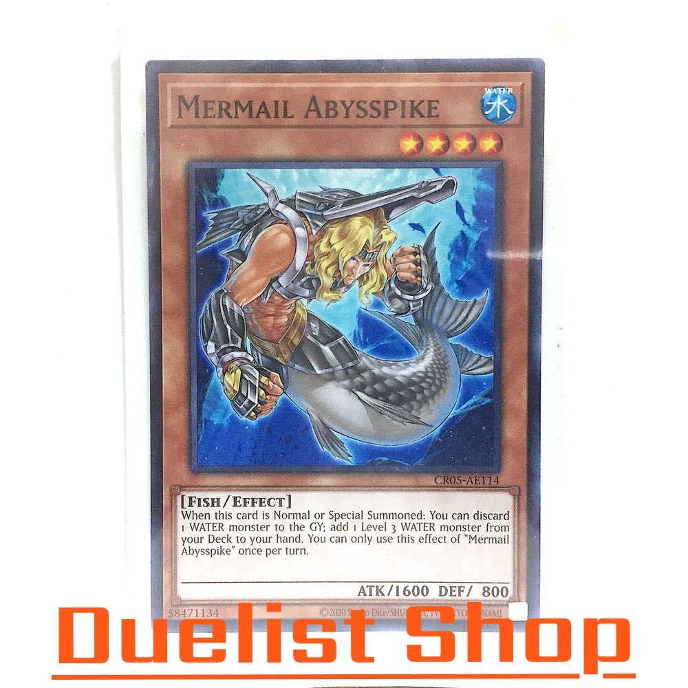 Mermail Abysspike (N) Monster Water Level4 [Fish/Effect] ชุด CR05-AE114 ...