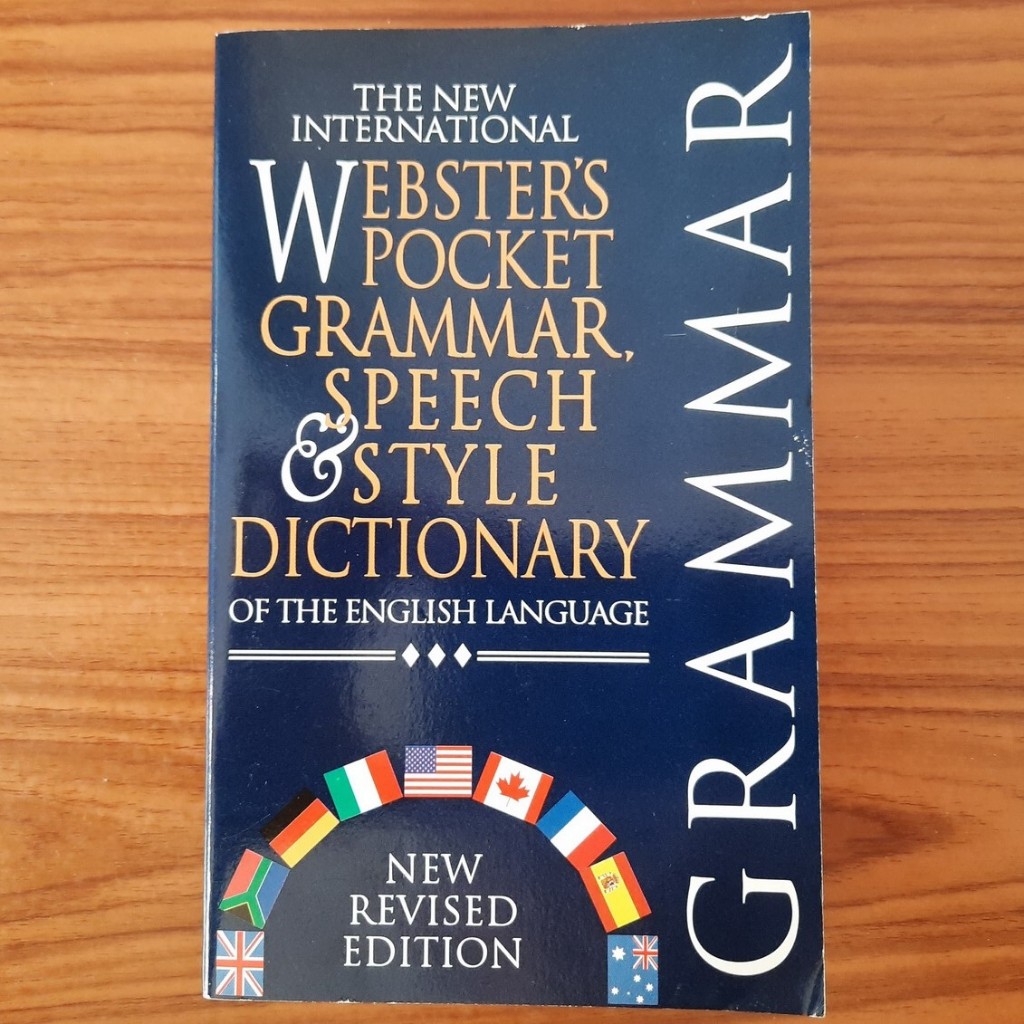 (มือสอง) Webster's Pocket Grammar, Speech & Style Dictionary ไวยากรณ์ ...