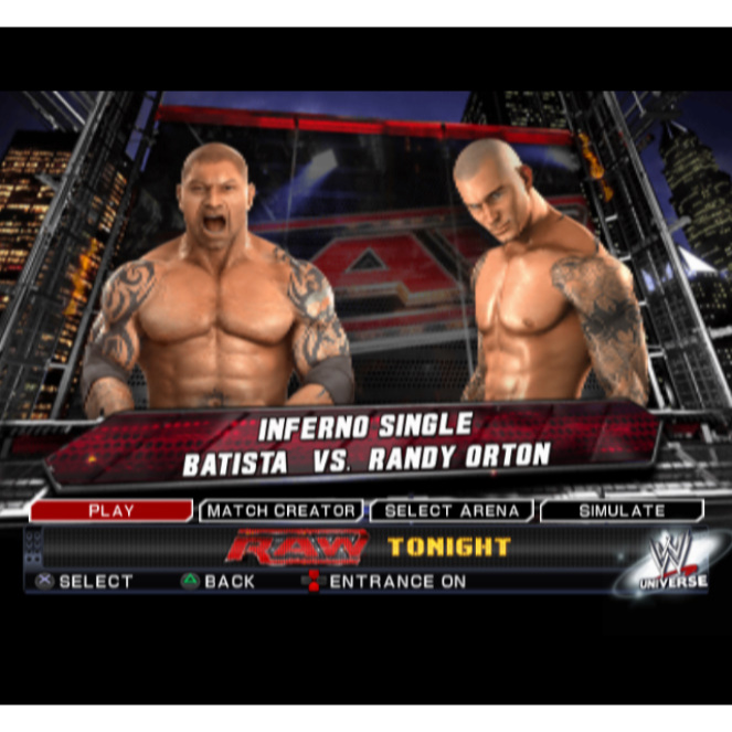 แผ่นเกมส์ PS2 - WWE SmackDown vs Raw 2011 (ทั้งหมดถูกปลดล็อค + 30 CAW ...