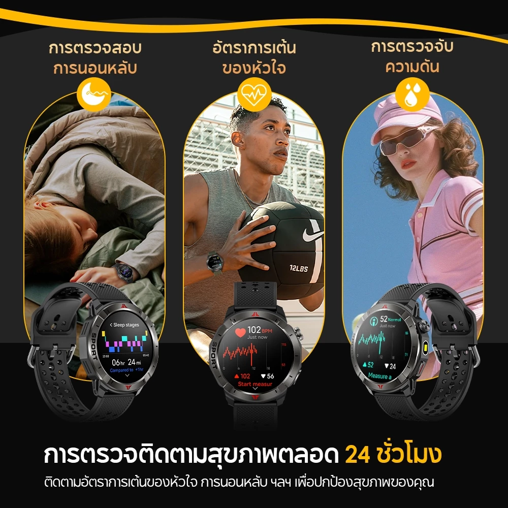 Aolon Navi R4 GPS สมาร์ทวอทช์ ตำแหน่งความถี่คู่หกดาวเทียม รับรู้การเคลื่อนไหวโดยอัตโนมัติ ระดับความสูง นาฬิกาสุขภาพ