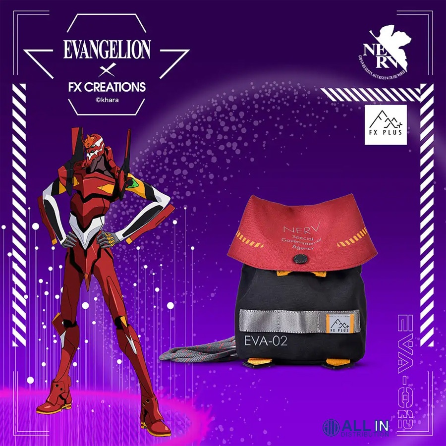 FX Creations Zaino Evangelion Anti-Gravity System Con Supporto Posturale - Porta PC 15 Pollici, Tecnologia AGS