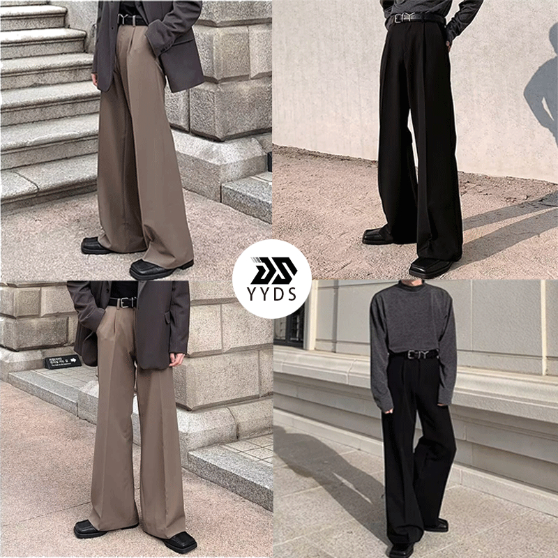 ออกแบบพรีเมี่ยม Drop Feeling ไมโครทรัมเป็ตกางเกงลำลองผู้ชายฤดูใบไม้ผลิ ...
