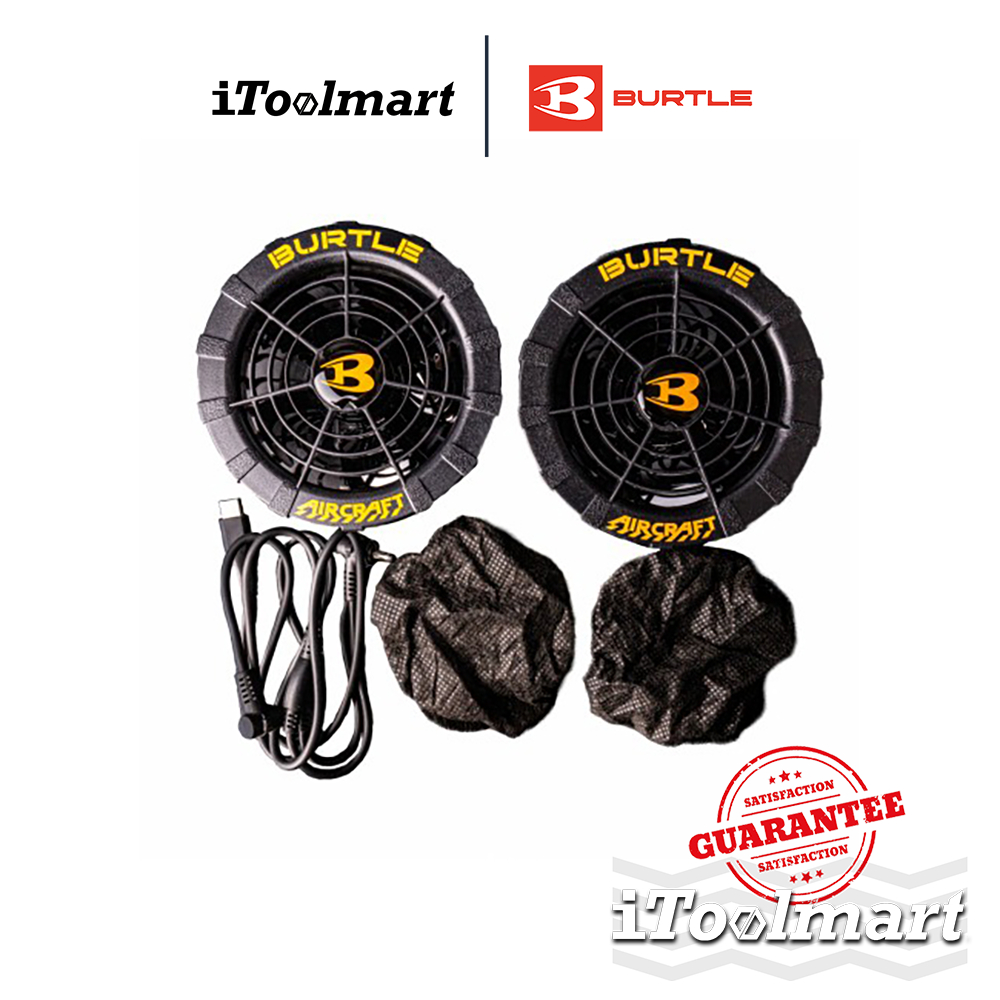 BURTLE ชุดพัดลมสำหรับเสื้อพัดลม AIRCRAFT Kyocera AC270 USB TYPE A (ไม่ ...