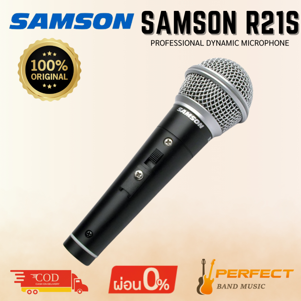 ไมโครโฟน SAMSON R21S ไดนามิค Professional Dynamic Microphone | Shopee ...