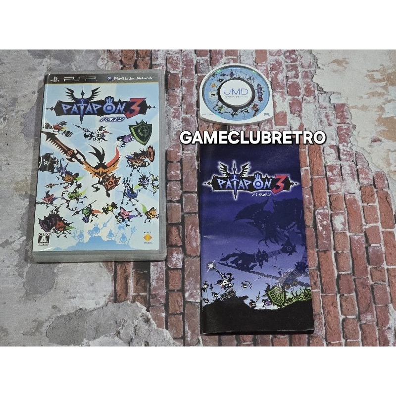 Jeu Patapon 3 Pour PSP - Version "Not For Sale" CR - Bon état - Complet
