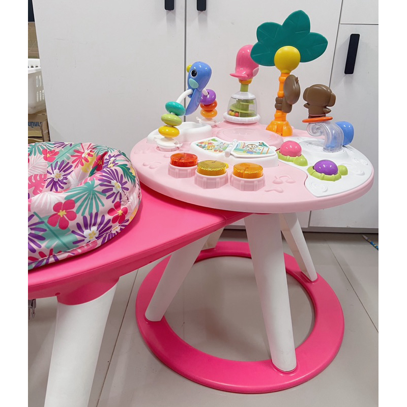Bright Starts Around We Go 2-in-1 Walk-Around Activity Center & Table ...