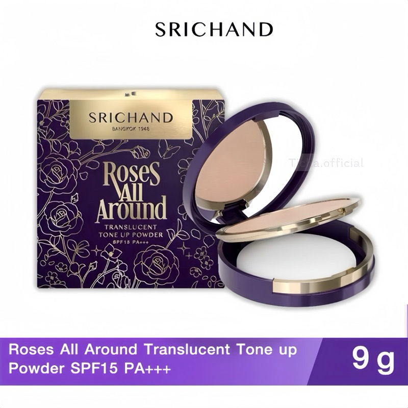 EXP.08/26 | SRICHAND Roses All Around Translucent Tone up Powder SPF15 ...