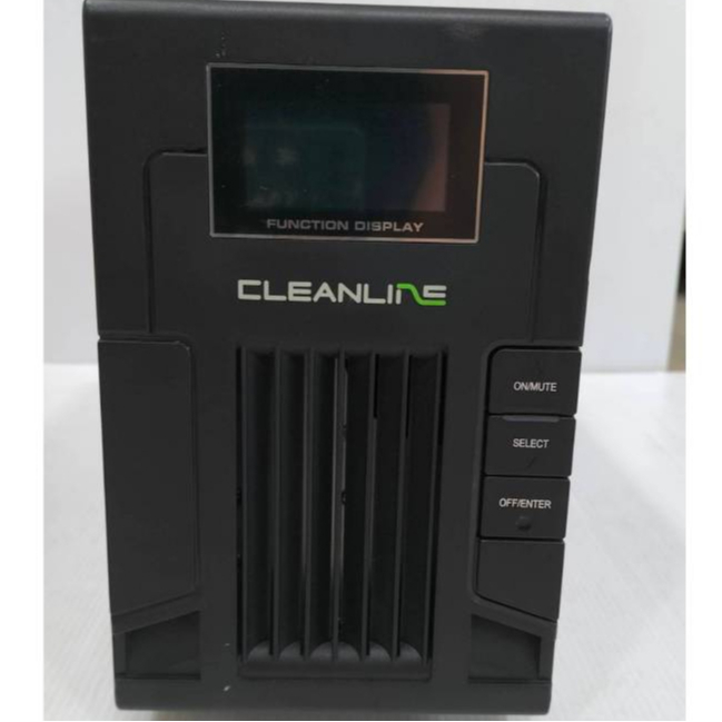 UPS CLEANLINE PS-2000 2000VA/1200W มือสอง เครื่องเปล่าไม่รวมแบต เครื่อง ...