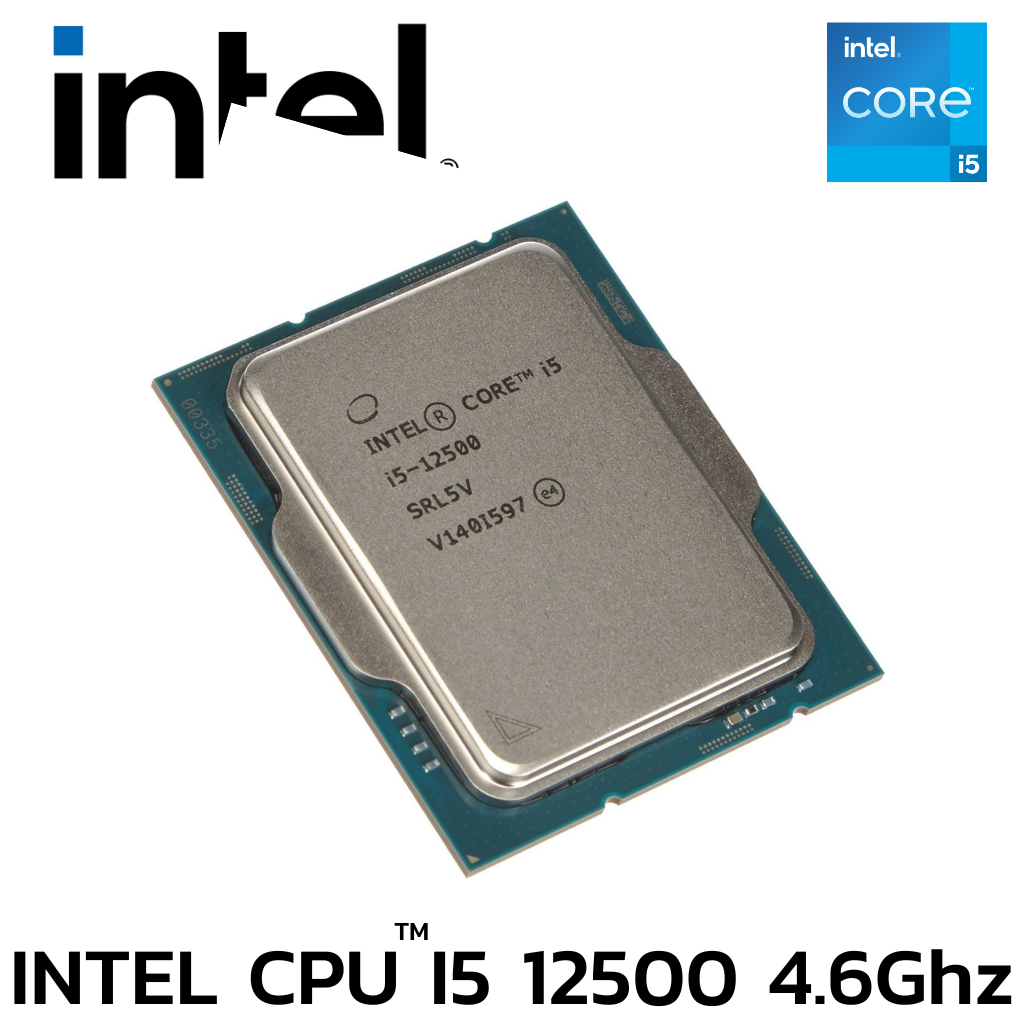 CPU (ซีพียู) INTEL CORE I5-12500 6CORE 12Tread Bestclock 3.0 GHz