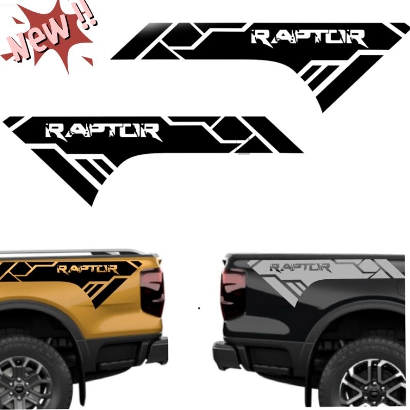 รุ่นใหม่ ลายติดข้างรถ ford raptor ติดได้ทุกรุ่น เก่าใหม่ อุปกรณ์แต่งรถ ...