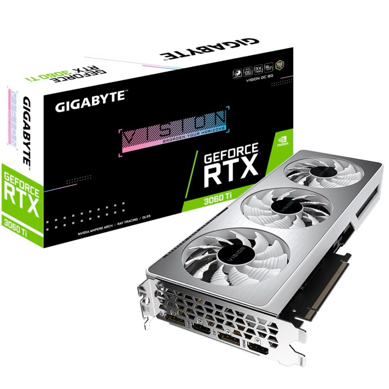 GeForce RTX™ 3060 Ti VISION OC 8G สีขาว มือสอง | Shopee Thailand