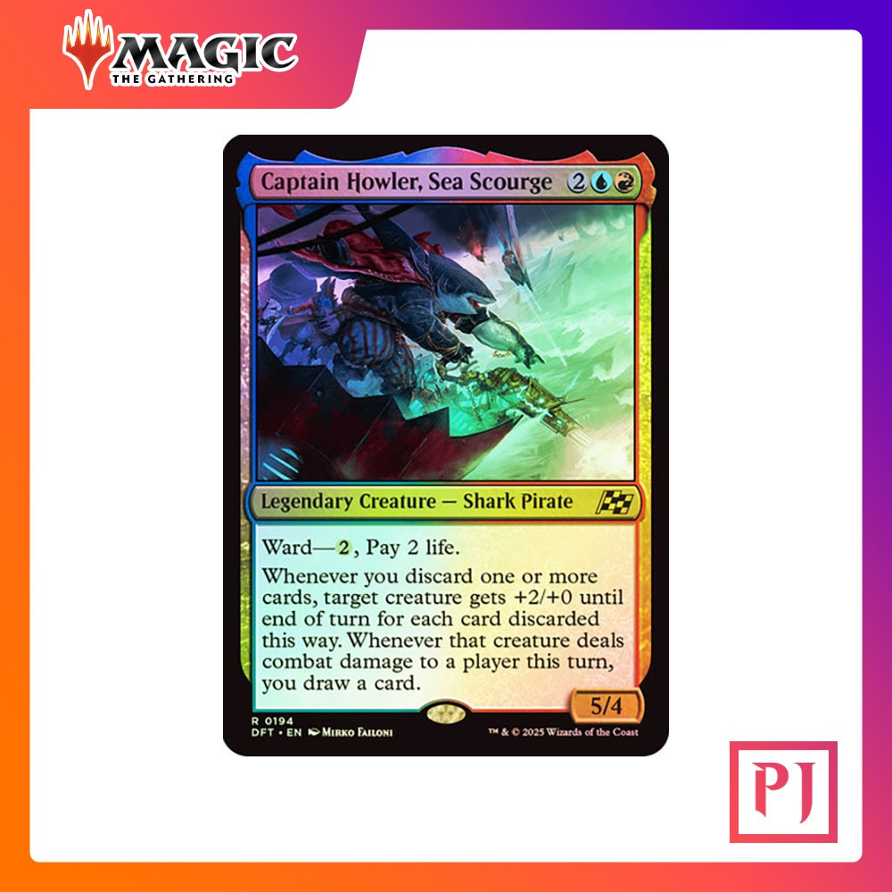 [MTG] Captain Howler, Sea Scourge [DFT] [MULTI] [RARE] [FOIL] [ENG ...