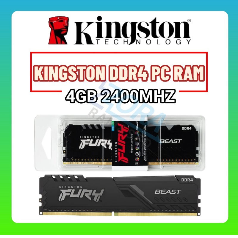 Kingston Fury Beast Kingston Hyperx Ddr4 4gb 4GB Kingston FURY