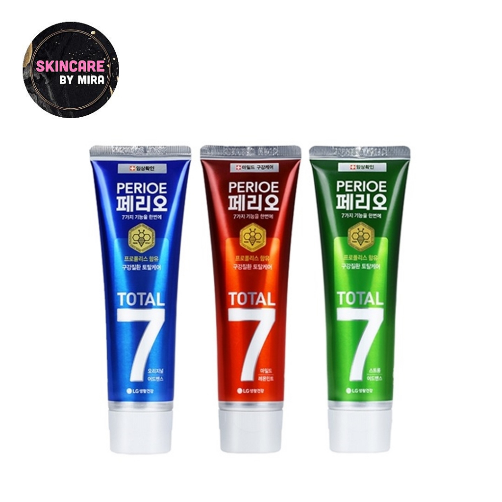 LG Perioe Total 7 Toothpaste 120 g [ ยาสีฟันเกาหลี ช่วยดูแลสุขภาพช่อง ...