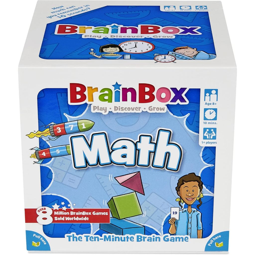 [ของแท้] Brainbox Maths Square Box Board Game | Shopee Thailand