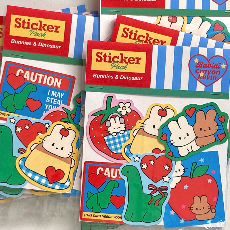 (Sticker Pack) Babidi & Kevin สติกเกอร์ไดคัทแยกชิ้น แบบแพ็ค | Shopee ...