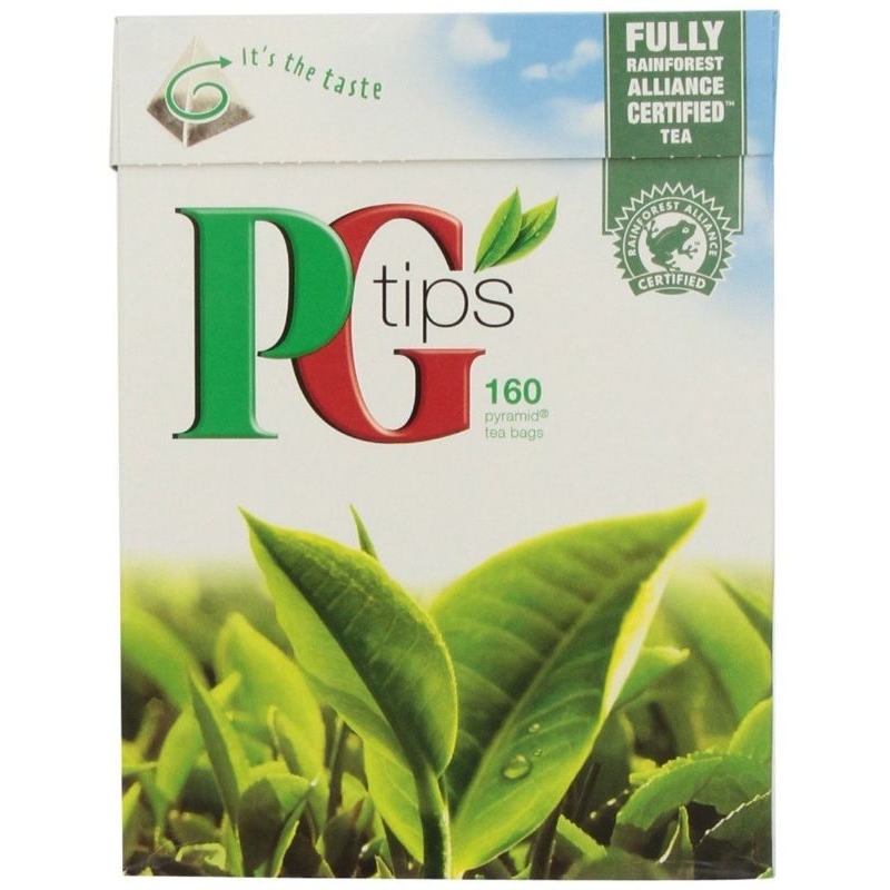 PG Tips Original 160 Pyramid Teabags 464g - ชาดำสูตรดั้งเดิม ออริจินัล ...