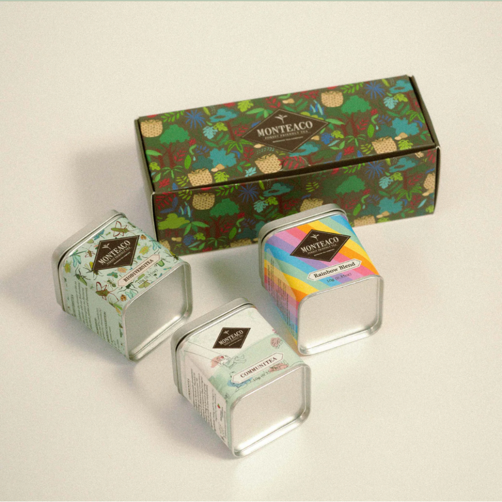 Monsoon Tea Company box set บรรจุชา ขนาด 10g (3 กระป๋อง) ชาป่า ชาพรี ...