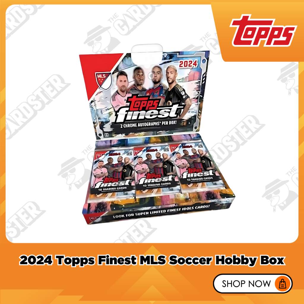 [พร้อมส่ง] 2024 Topps Finest MLS Soccer Hobby Box ห้ามพลาด!!! | Shopee ...