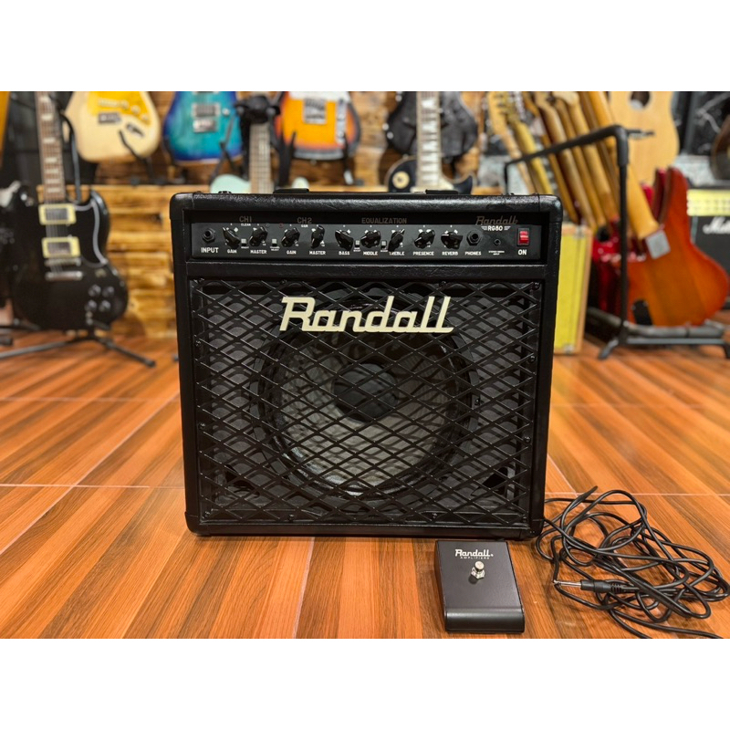 แอมป์กีตาร์ไฟฟ้ามือสอง RanDall RG80 พร้อม Footswitch คู่ตัว | Shopee ...