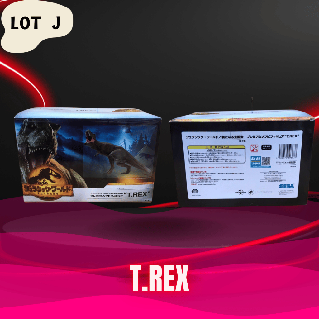 (มือสอง) Sega Premium Soft Vinyl Figure Jurassic World / New Ruler T ...