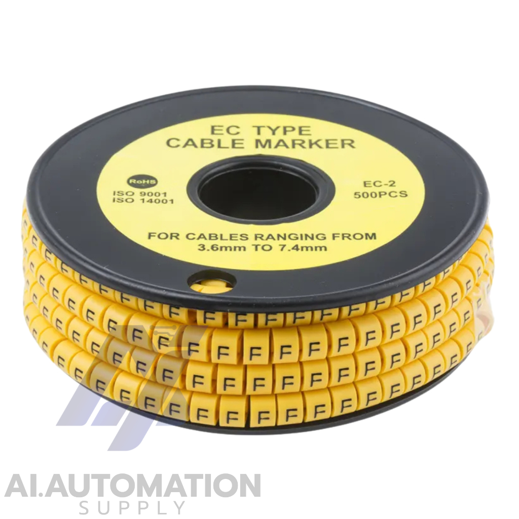 EC-1 EC TYPE Cable Marker สายมาร์คเกอร์ “ 1 แพ็ค/1 เลข 100ชิ้น “ 0-9, A ...