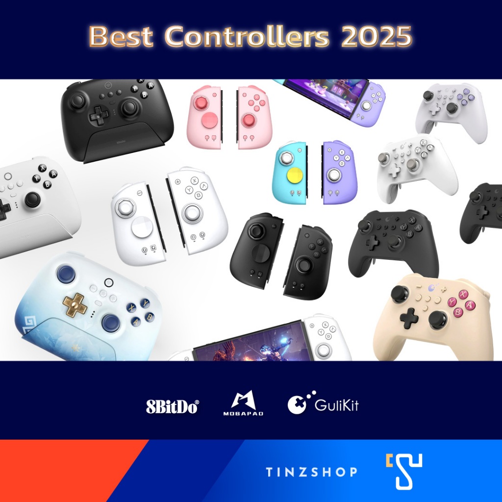 [Best Controllers 2025] รวมจอยยอดฮิตแห่งปี 2025 Mobapad, 8bitdo ...