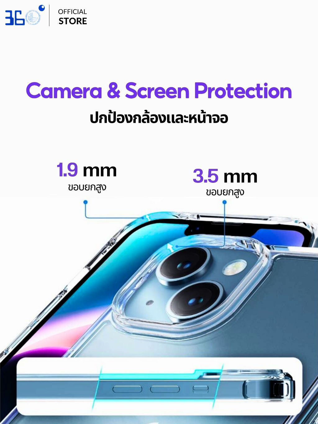 [🇰🇷งานเเกาหลี กันกระแทกใส] เคส iphone 13 Air 11 17ProMax 12 17Pro 16Promax 16 12Promax 17 15 14Pro - 3