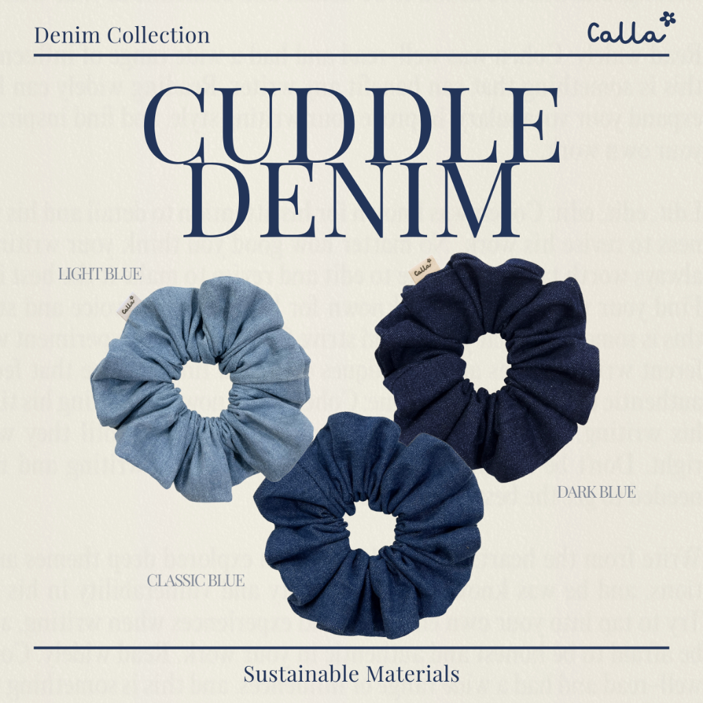 ยางมัดผมยีนส์ - Cuddle Denim Collection - Calla ( New Collection ...