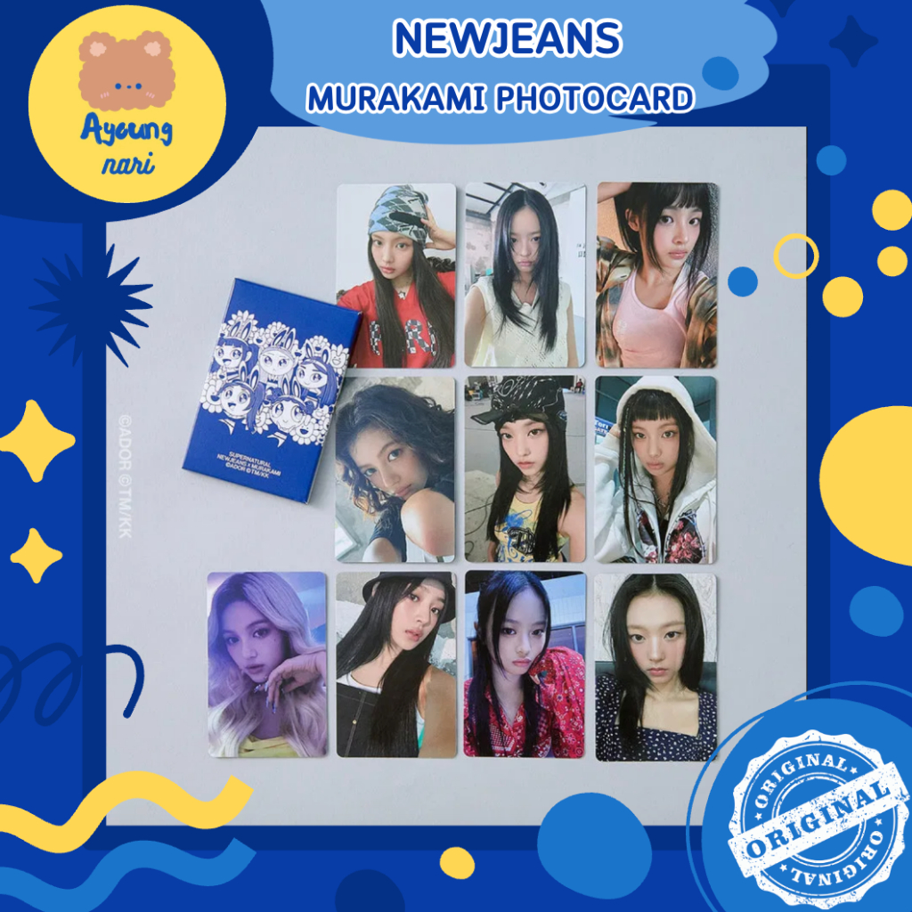 พร้อมส่ง NewJeans X MURAKAMI PHOTOCARD SET โฟโต้การ์ด นิวจีนส์ มุ