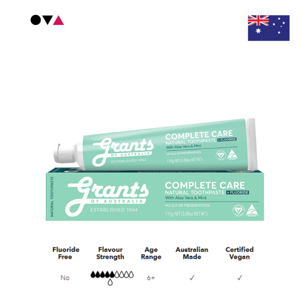Grants Of Australia Complete Care with Fluoride Natural Toothpaste ...