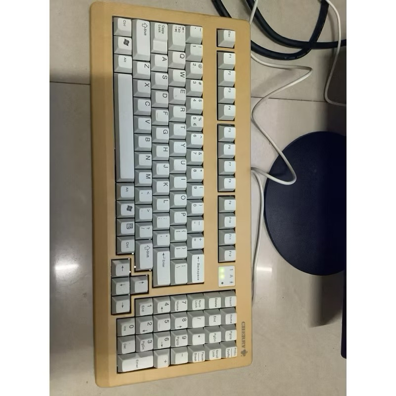 มือ2 วินเทจ⌨️คีย์บอร์ดPS2-Cherry Mechanical keyboard(แบบสปริง)Model:D ...