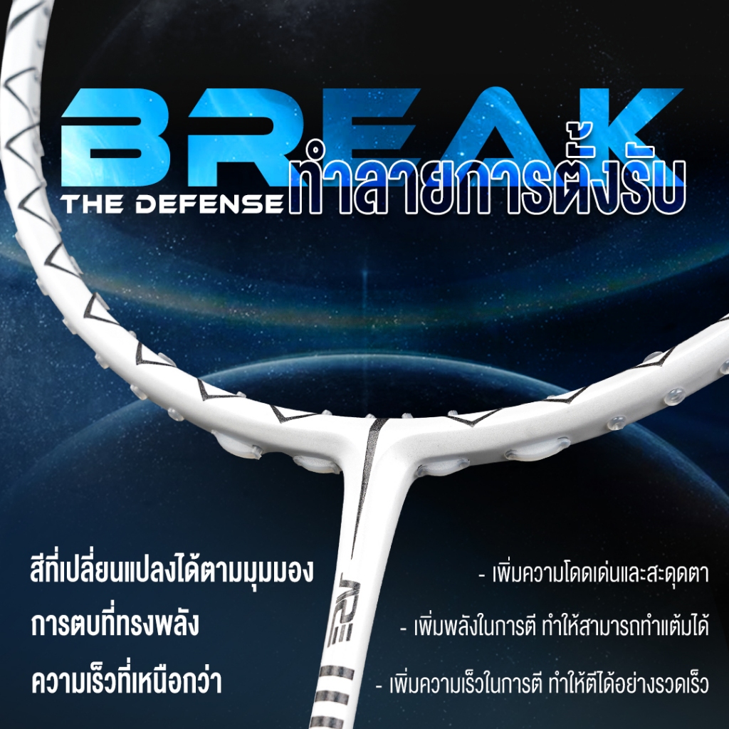 VS ไม้แบดรุ่น FORTEX ที่มาพร้อมแนวคิดสุดแกร่ง “การบุกทะลุการตั้งรับ ...
