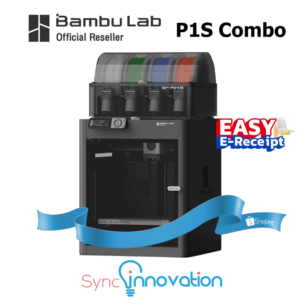 Bambu Lab P1S Combo เครื่อง FDM 3D Printer ใช้งานง่าย Auto Calibrate ...