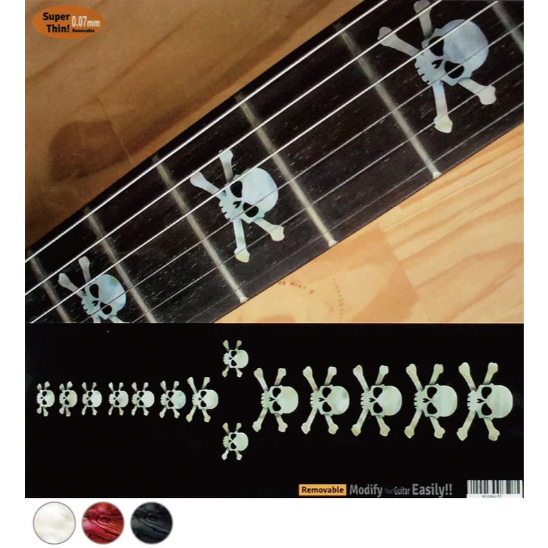 Skulls Inlay Sticker for Guitar and Bass | Shopee Thailand