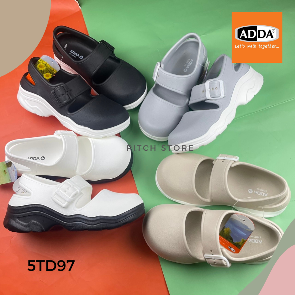 ADDA รองเท้าแตะแบบสวมผู้หญิง รุ่น 5TD97-W1 (4-7) | Shopee Thailand