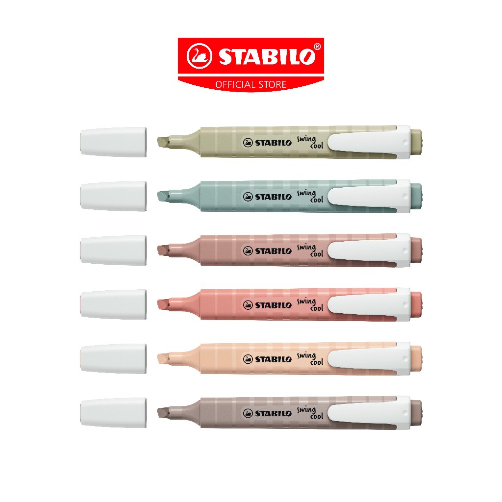 STABILO Swing cool Nature Colors สีใหม่ ด้ามเดี่ยว | Shopee Thailand