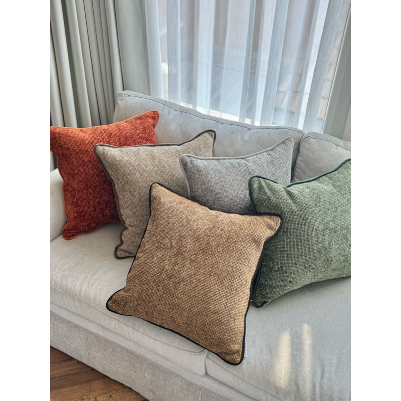 PUSANI - หมอนอิงสีพื้นสัมผัสนุ่มรุ่น Crown 45x45cm/ 50x50 cm | Shopee ...
