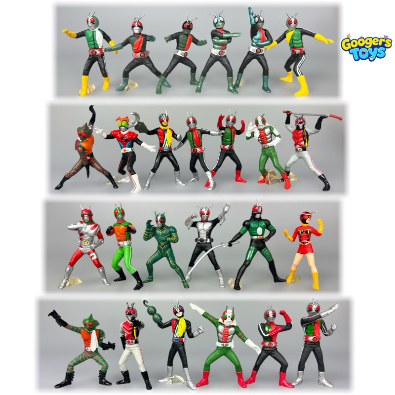 Bandai - Showa Kamen Rider V1 - V12 Gasgapon คาเมนไรเดอร์ กาชาปอง ไอ้มด ...