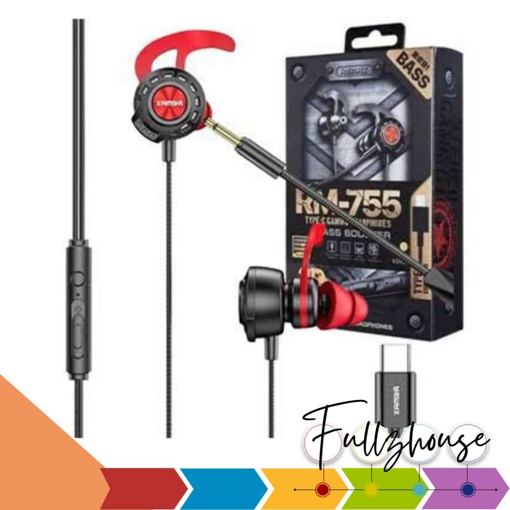 จัดส่งด่วน หูฟังเกมมิ่ง REMAX RM-755 Small Talk Type-C แบบ In-ear มี ...