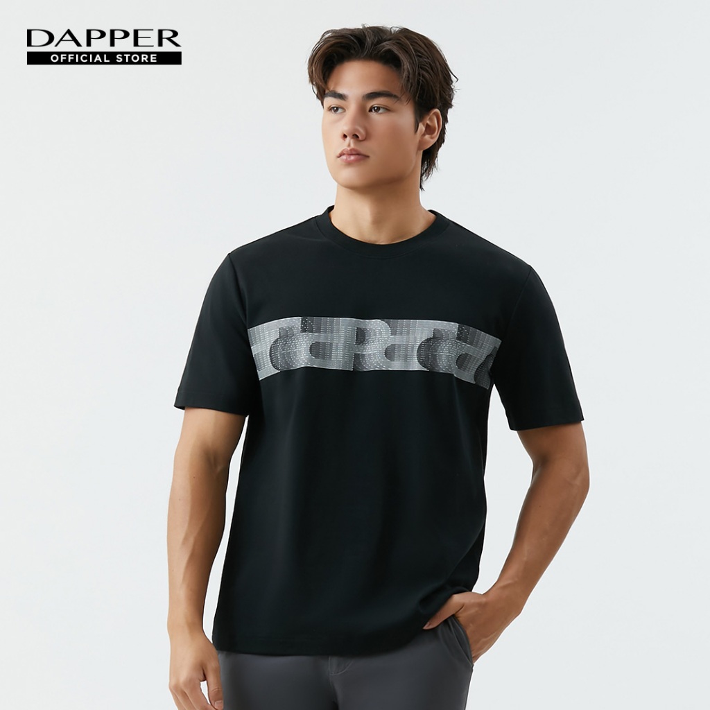 DAPPER เสื้อยืด Speed Logo Print สีดำ (KR/BK/790RS) | Shopee Thailand