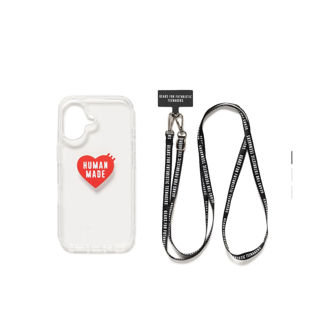 HUMAN MADE - HM IPhone 16Pro Max Case (HM29GD164) พร้อมสายคล้องคอ
