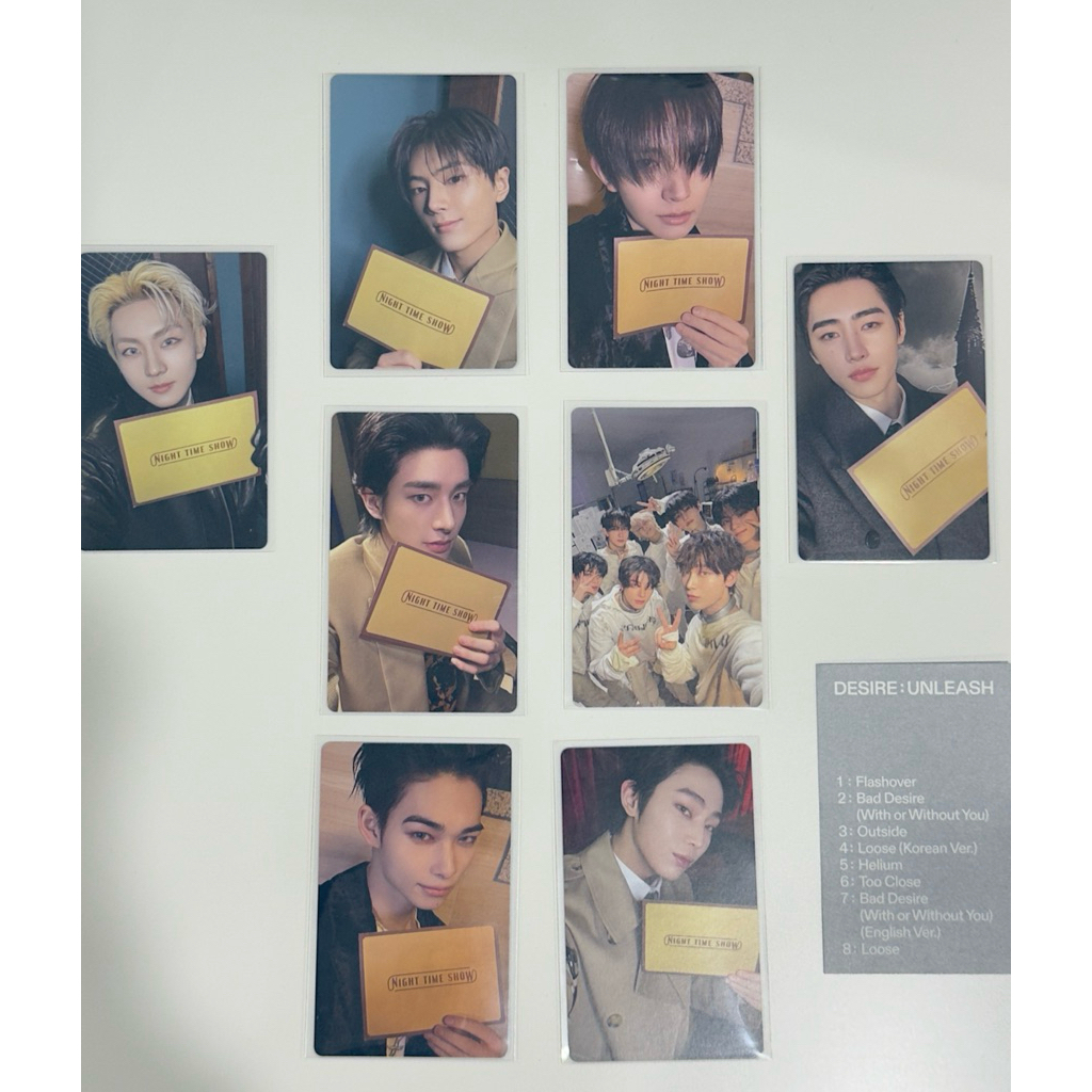 Enhypen DESIRE-UNLEASH photocard Weverse ver. | Shopee Thailand