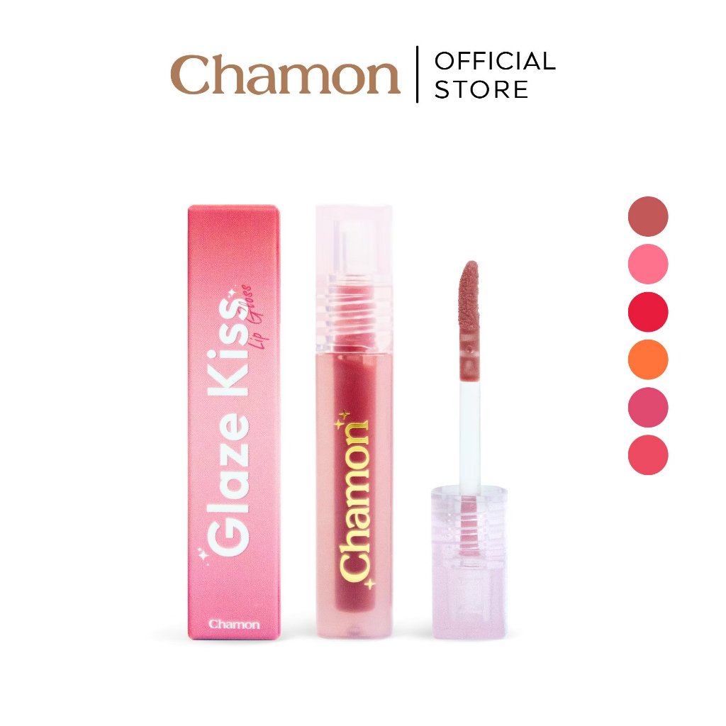 CHAMON Glaze Kiss Lip Gloss ลิปกลอส ปากฉ่ำวาว ขนาดพกพา 1.5g [CL901 ...