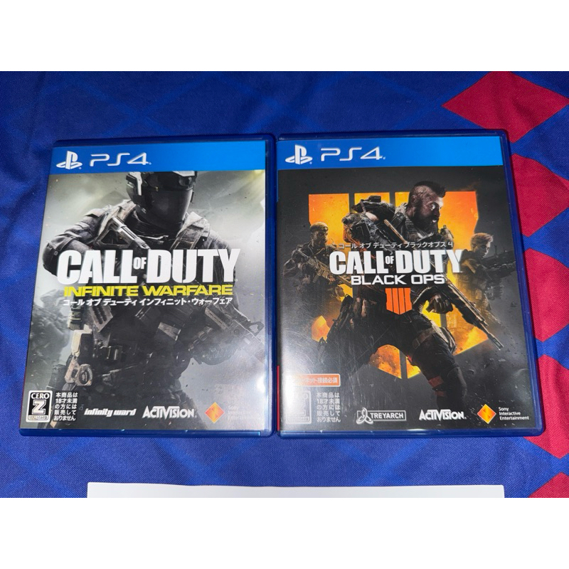 ps4 แท้ call of duty BO: 4 + Infinite warfare แพ้กคุ่แผ่นสวยๆ japan ...