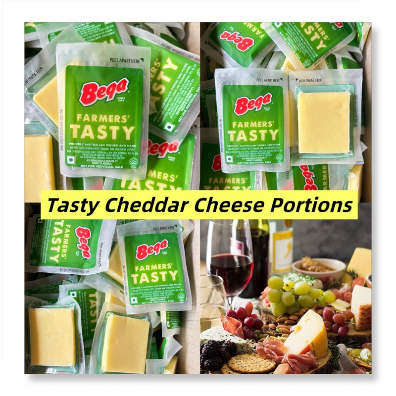 Cheddar cheese portions 500g ทานกับไวน์ชิลๆ | Shopee Thailand